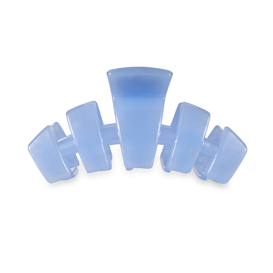 TELETIES - Classic Hair Clip | Medium | Blue Lagoon