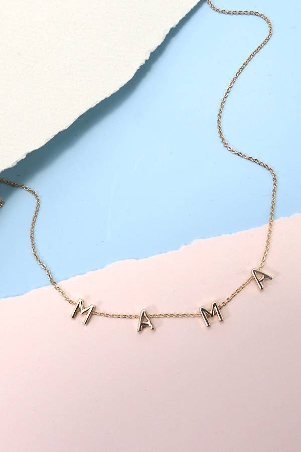 JOSSLYN by wall to wall - MAMA, WIFEY, LOVE NECKLACE  | 52N3010601: MAMA