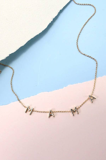 JOSSLYN by wall to wall - MAMA, WIFEY, LOVE NECKLACE  | 52N3010601: MAMA