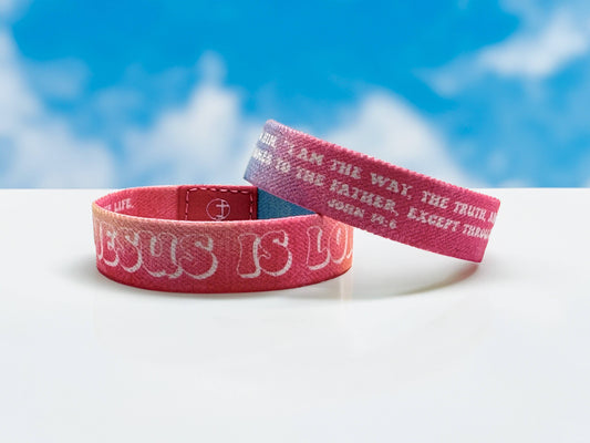 Versible - Happy Vibes / John 14:6 Wristband: X-Small