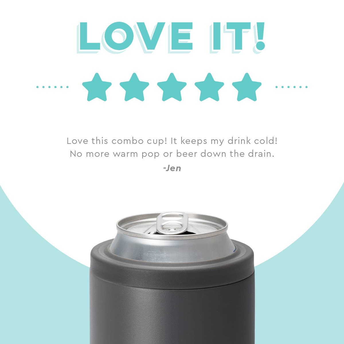 Swig Life - Grey Can + Bottle Cooler (12oz)