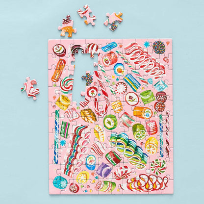 WerkShoppe - Holiday Sweets 100 Puzzle Snax | Kids Christmas Gift