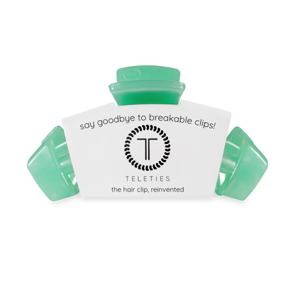 TELETIES - Classic Hair Clip | Medium | Spring Splash