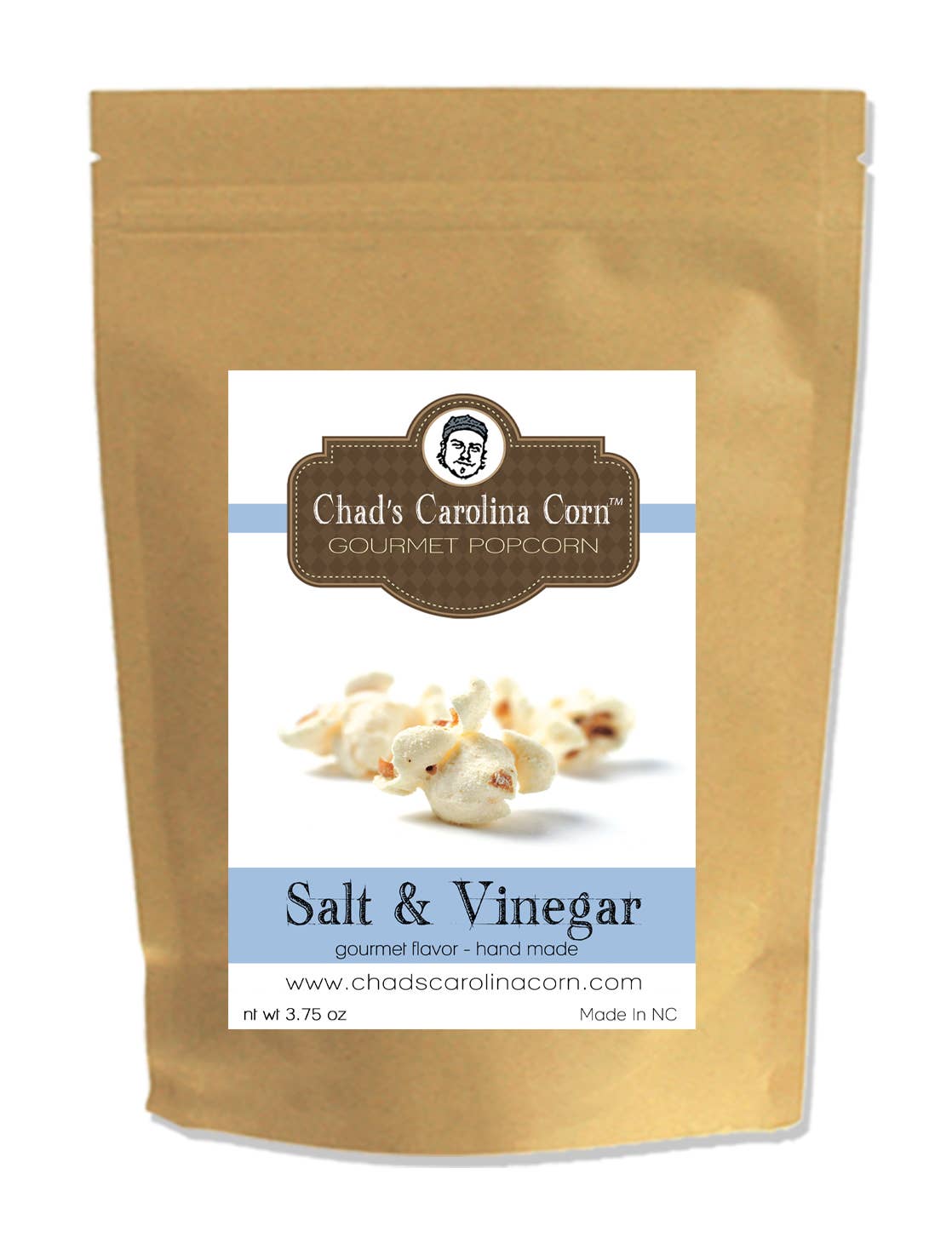 Chad's Carolina Corn - Salt & Vinegar - 3.75 oz: 3.75 oz