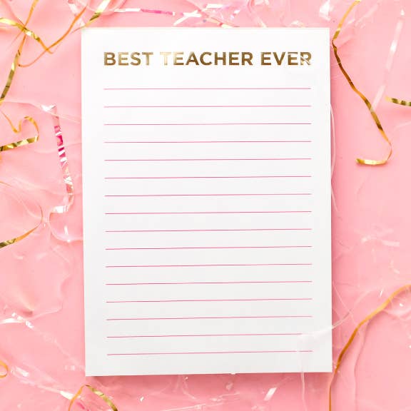 Taylor Elliott Designs - Notepad - Teacher Appreciation - 5 x 7