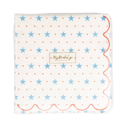 My Mind’s Eye - HAM1138 - Hamptons Petite Stars Cocktail Paper Napkin