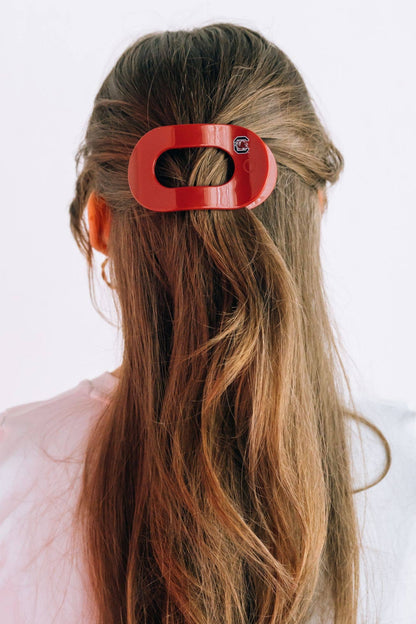 TELETIES - Round Flat Hair Clip | Med. | Univ. of South Carolina