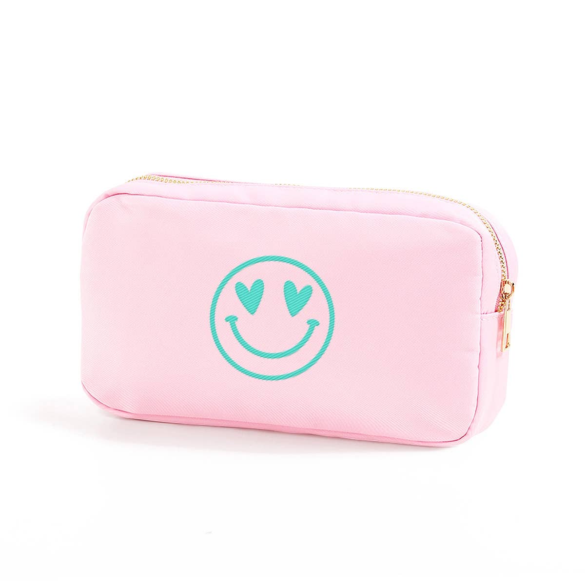 Viv&Lou - Heart Smiley Pink Logan Accessory Bag