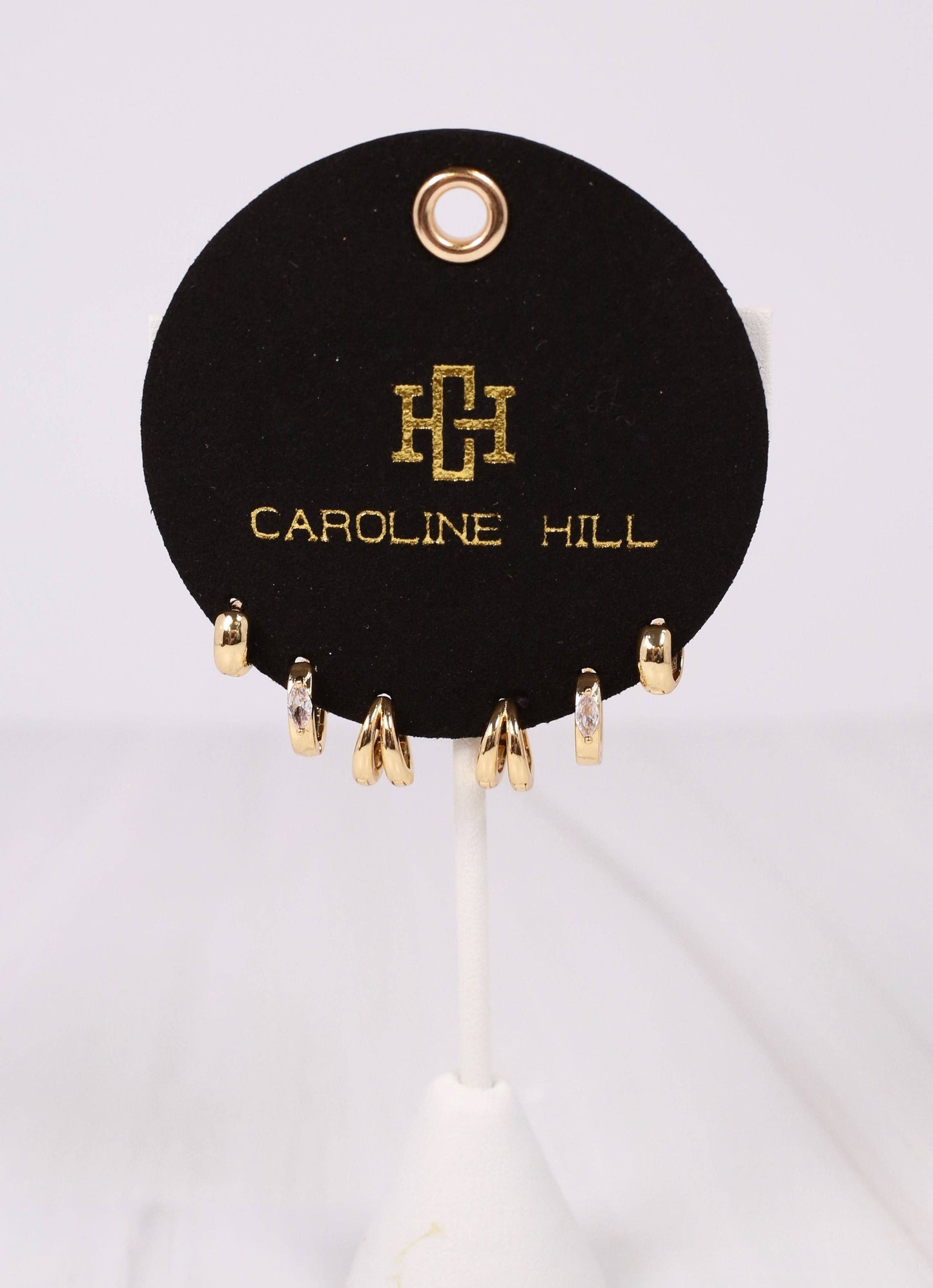 Caroline Hill - Knight Earring Set GOLD: Default