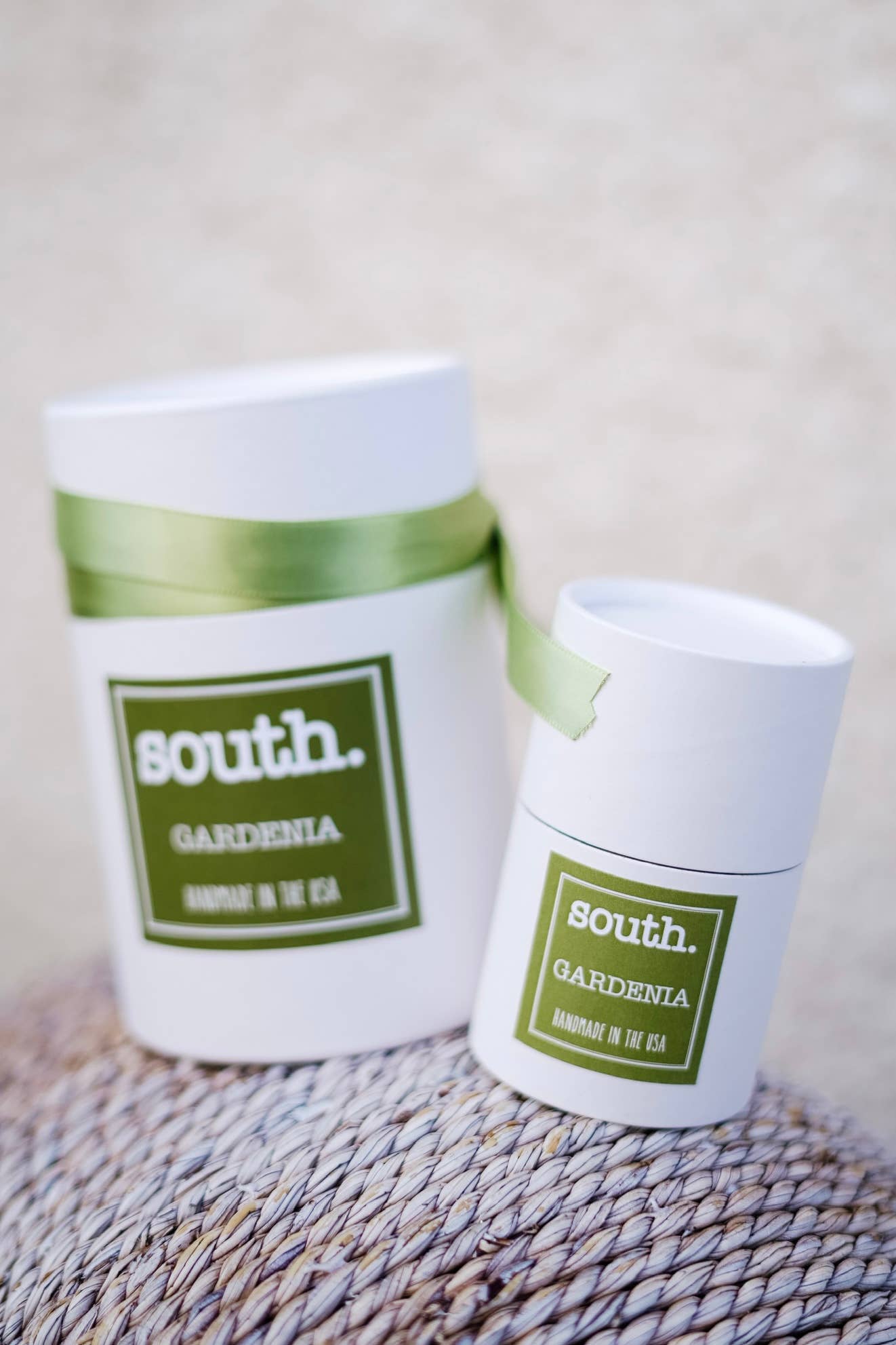 The South Candle - Gardenia Soy Wax Candle, 60-80 Hour Burn Time: Mini