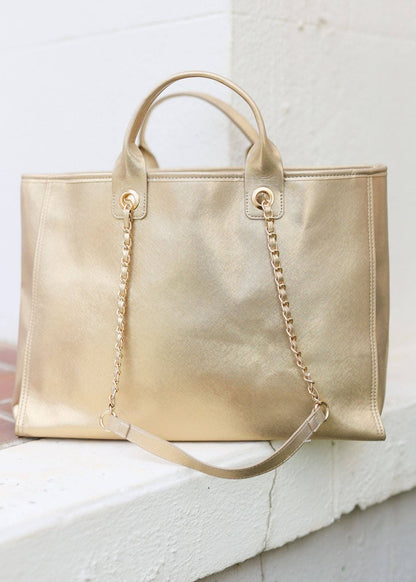 Melissa Tote Bag GOLD SAFFIANO