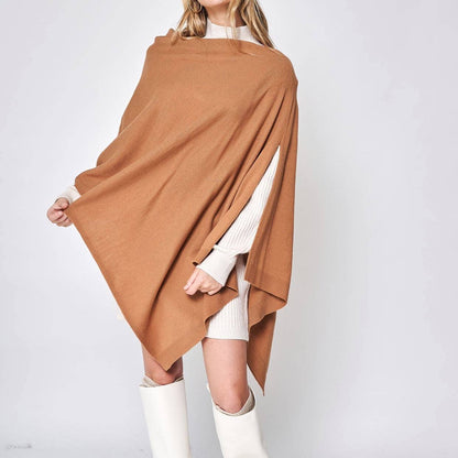 Take With Me Travel Poncho: Black