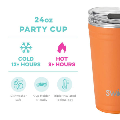 Swig Life - Orange Party Cup (24oz)