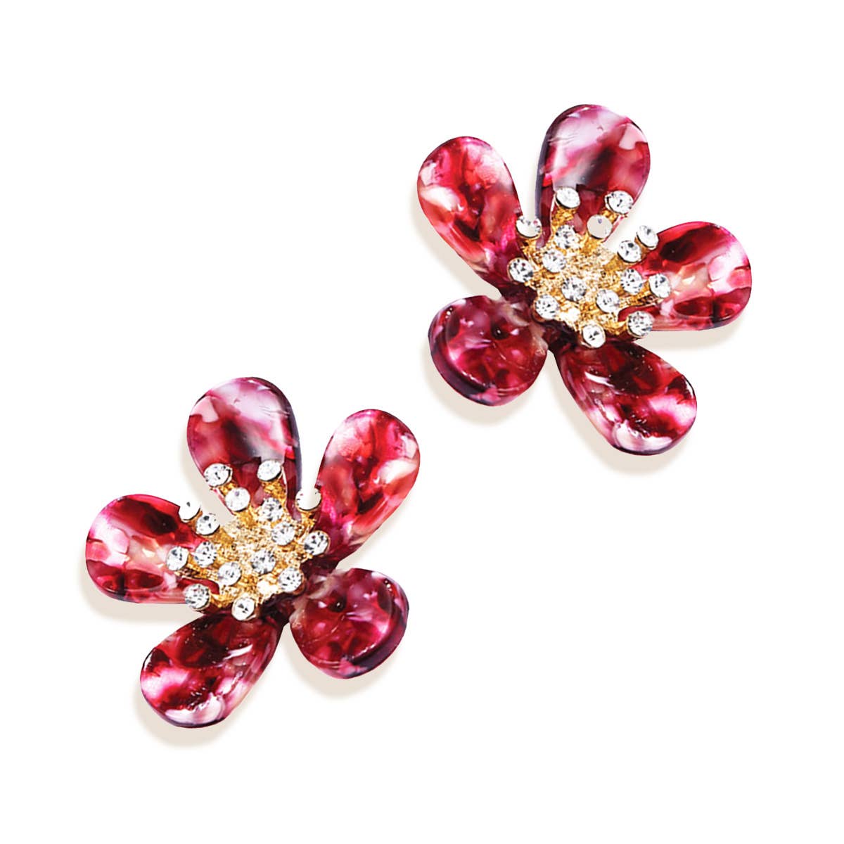 Viv&Lou - Wine Melrose Earrings