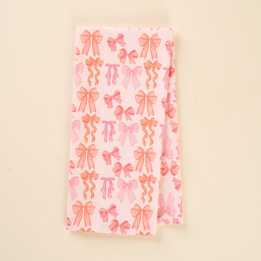 The Darling Effect - Tea Towel-Blushing Bows
