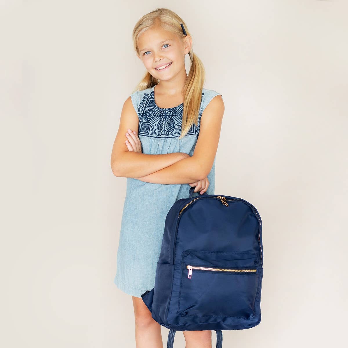 Viv&Lou - Navy Charlie Backpack