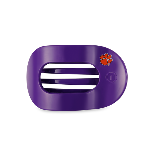 TELETIES - Round Flat Hair Clip | Med. | Clemson Univ.
