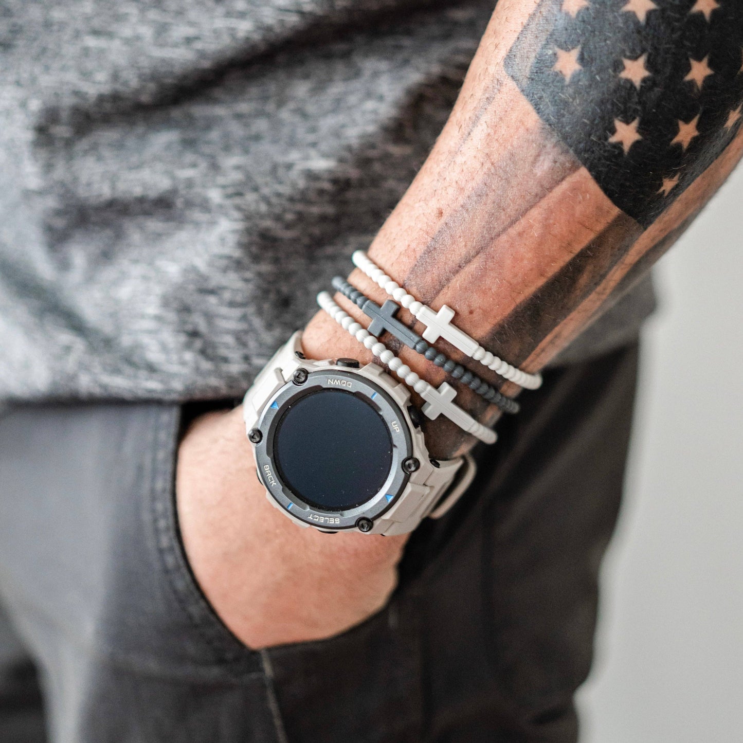 Ryan & Rose - Jesus Bracelets - 25 Packs: Kaleidoscope (25 Pack) / Small