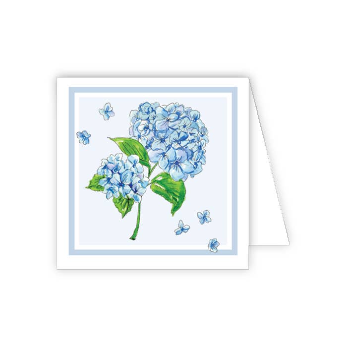 RosanneBeck Collections - Blue Hydrangea Enclosure Card