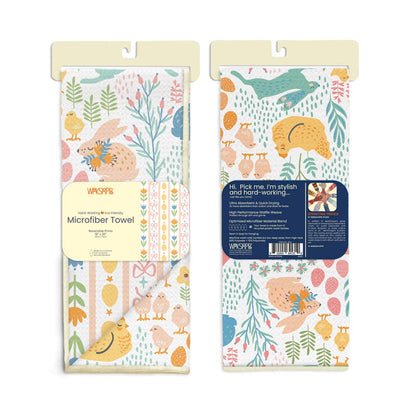 WerkShoppe - Springtime Friends Microfiber Kitchen Towel