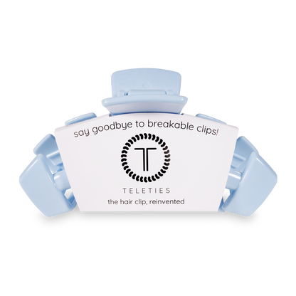 TELETIES - Classic Clear Skies Large Hair Clip