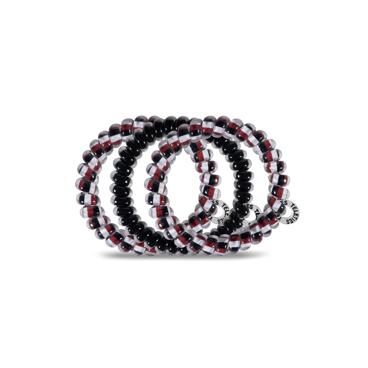 TELETIES - Spiral Hair Coils | Small | Univ. of South Carolin Hair Ties