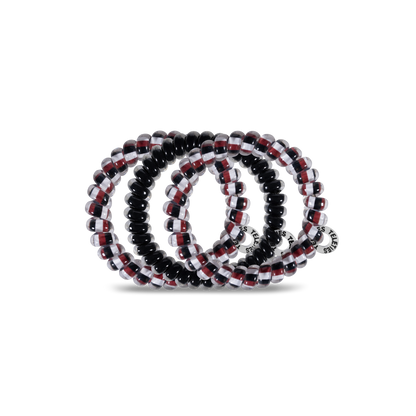 TELETIES - Spiral Hair Coils | Small | Univ. of South Carolin Hair Ties