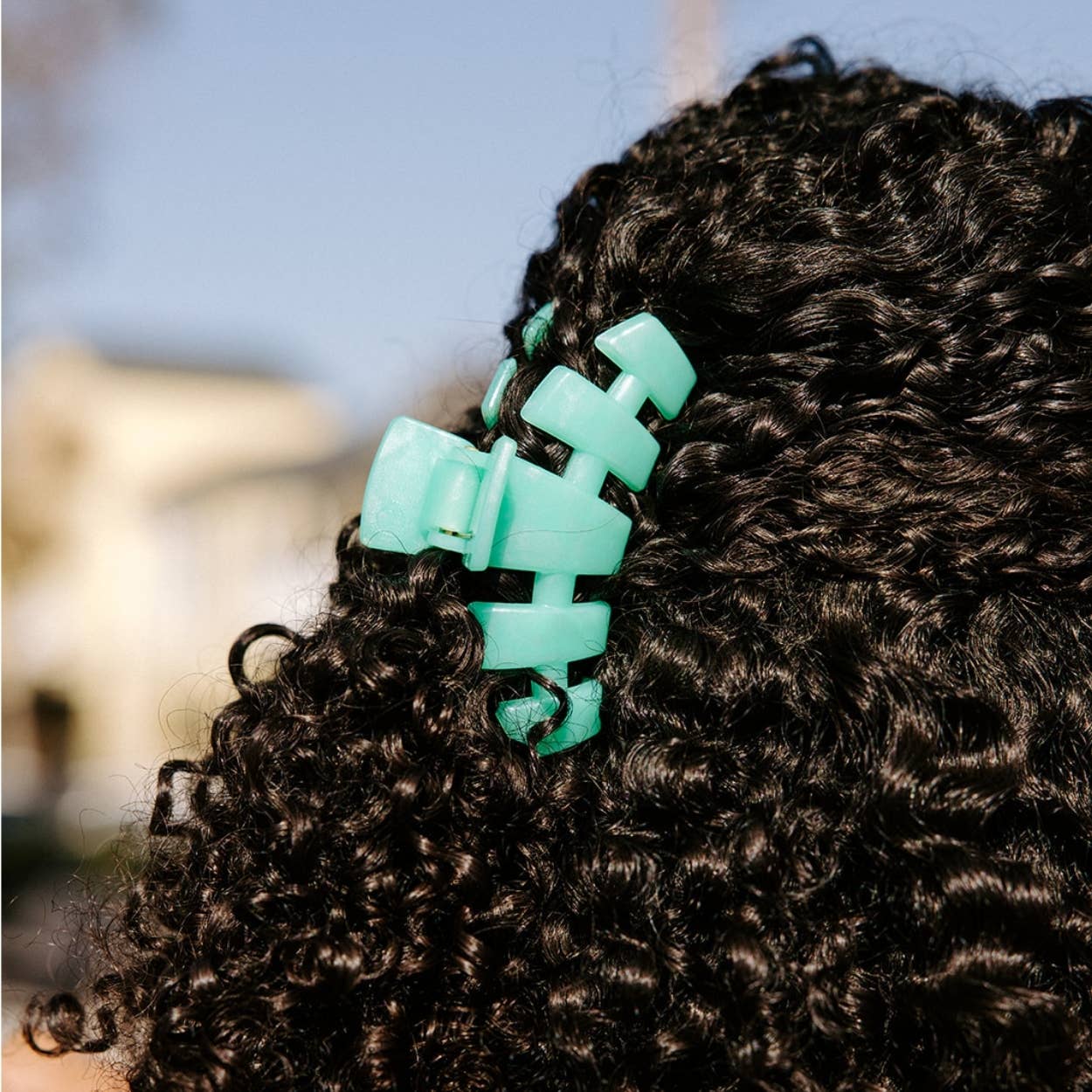 TELETIES - Classic Hair Clip | Medium | Spring Splash