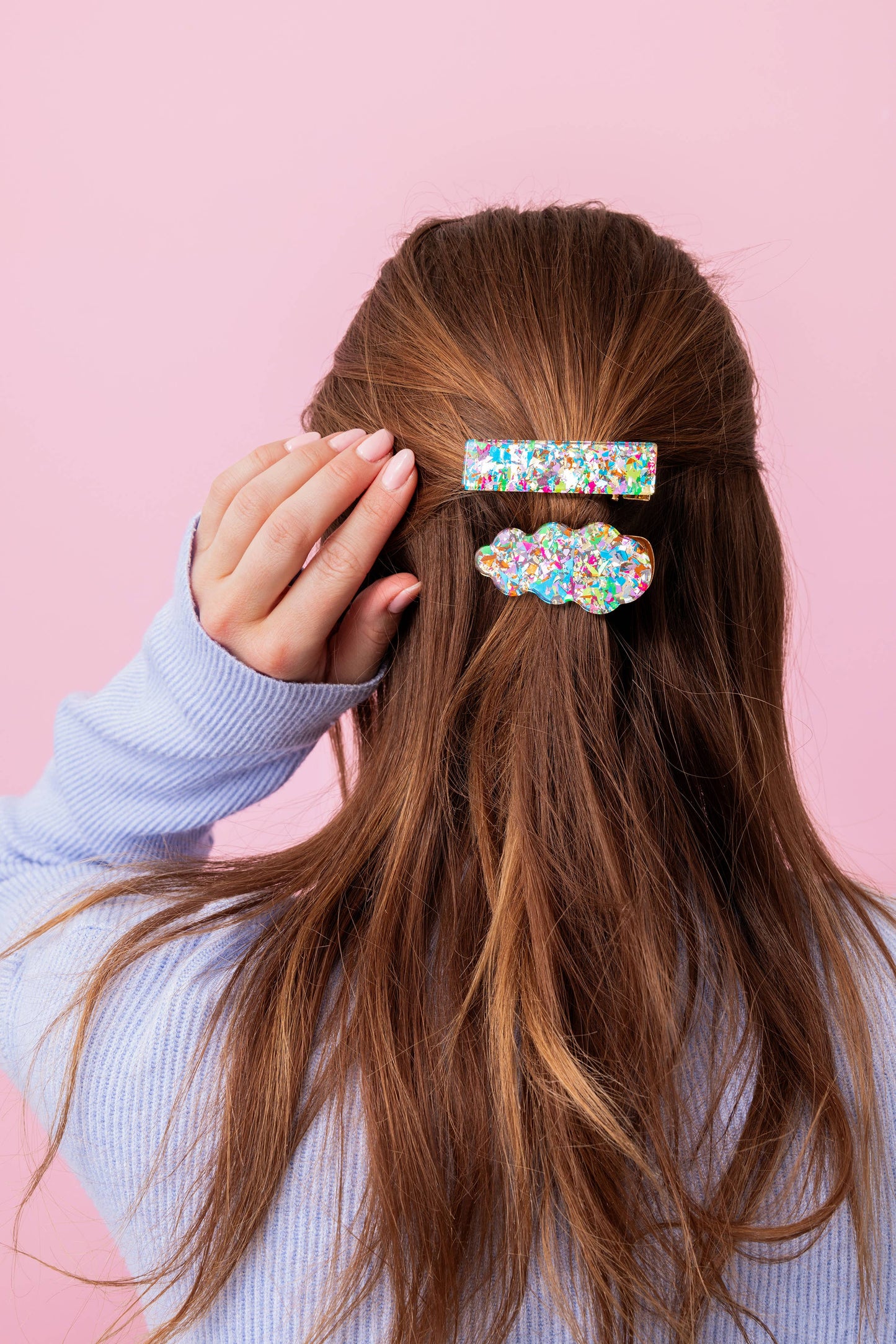 Taylor Elliott Designs - Hair Clip Set - Colorful Confetti