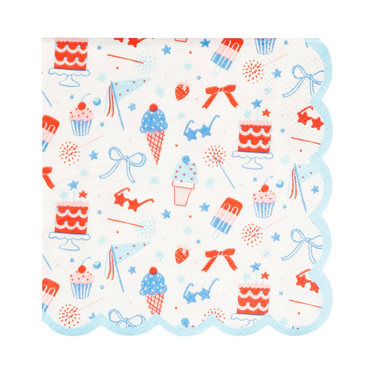 My Mind’s Eye - SMT1139 - Summertime Pattern Cocktail Napkin