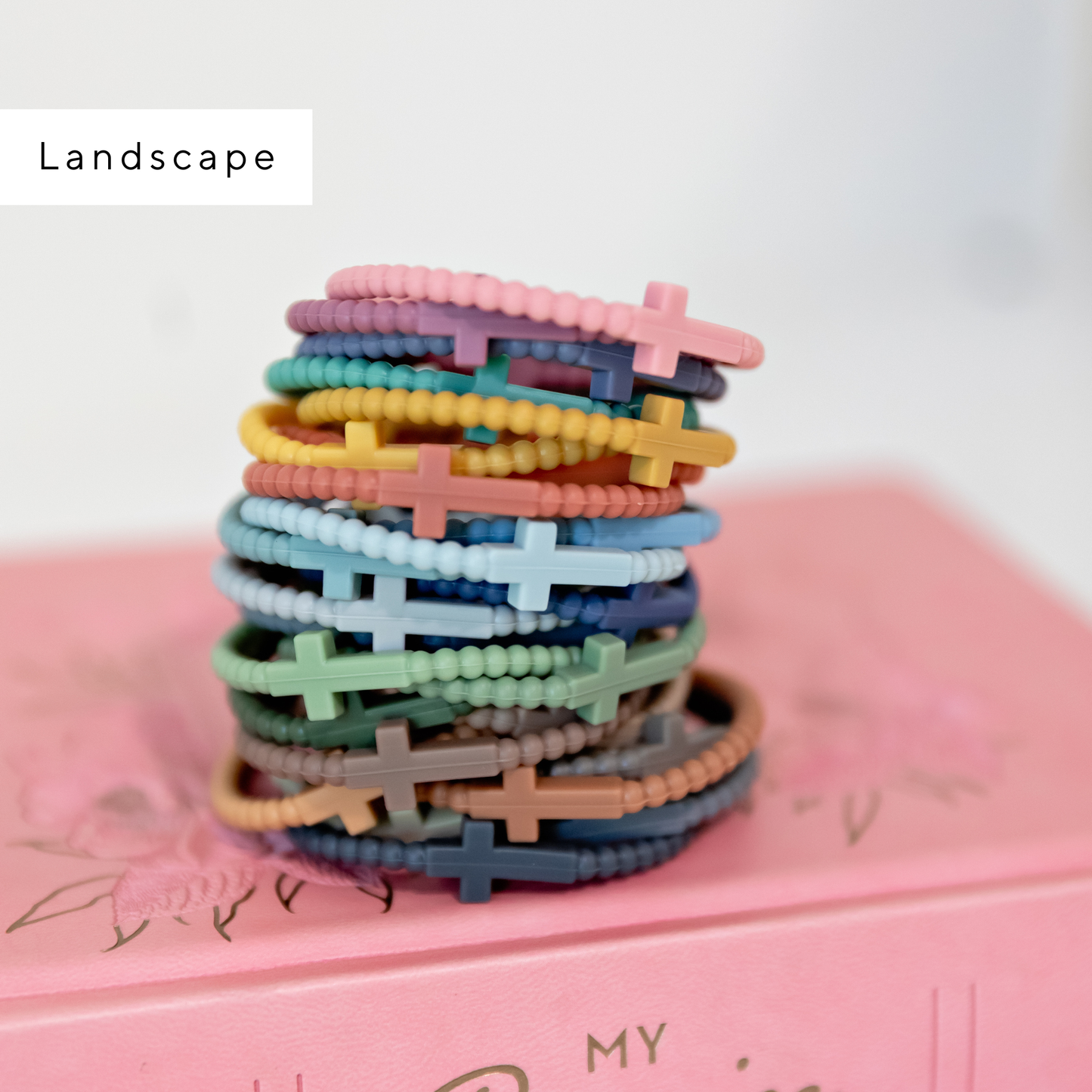 Ryan & Rose - Jesus Bracelets - 25 Packs: Kaleidoscope (25 Pack) / Extra Small