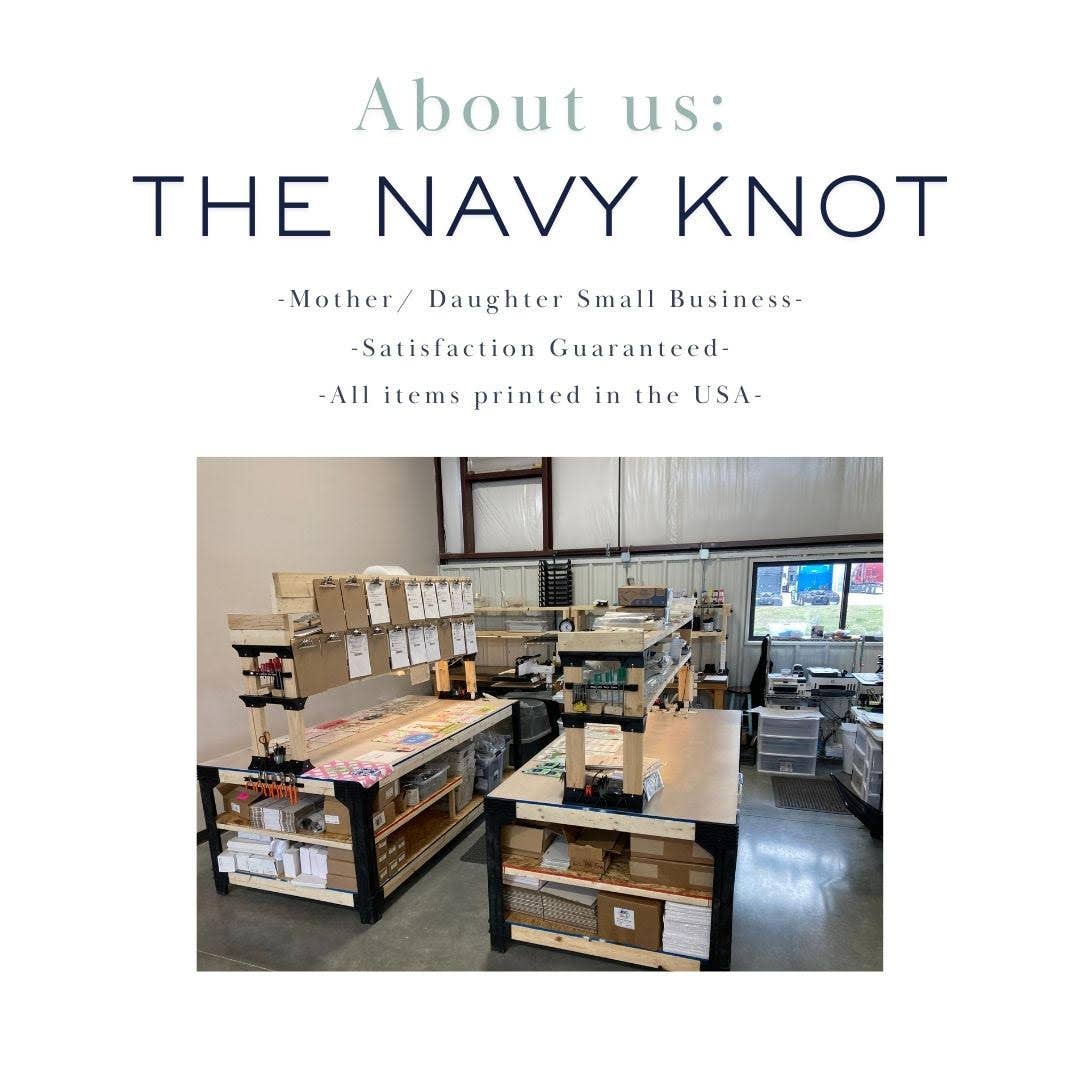 The Navy Knot - Summer Garden Flag - Welcome Front Door with Flags: 12" x 18" - Double-Sided