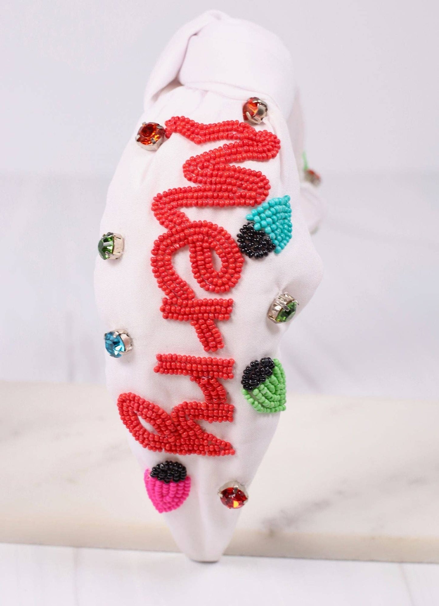 Merry & Bright Headband White Multi