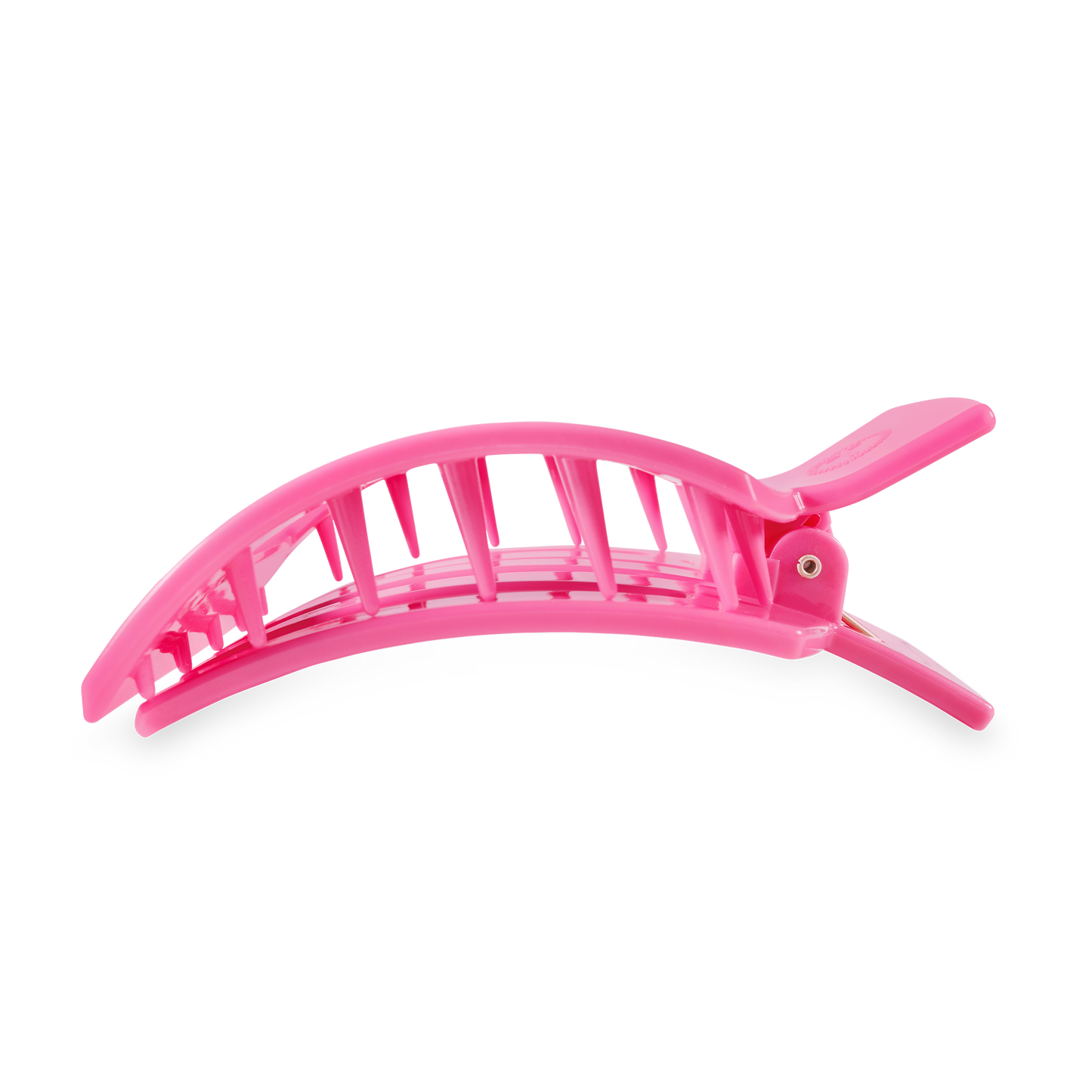 TELETIES - Paradise Pink Large Flat Square Hair Clip