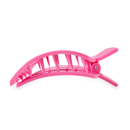 TELETIES - Paradise Pink Large Flat Square Hair Clip