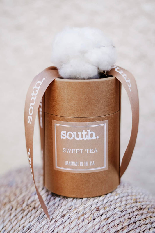 The South Candle - Sweet Tea Scented Soy Wax Jar Candle: Regular