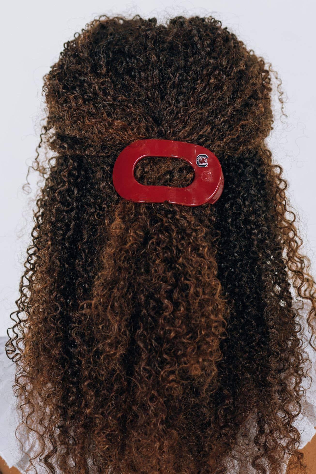 TELETIES - Round Flat Hair Clip | Med. | Univ. of South Carolina