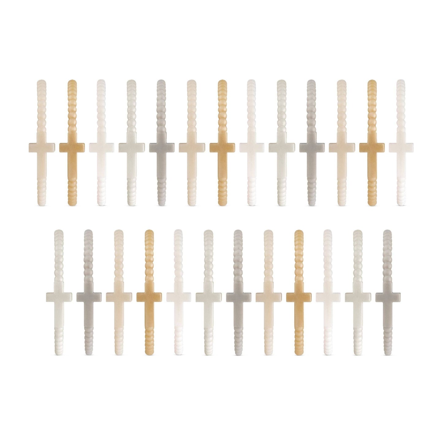 Ryan & Rose - Jesus Bracelets - 25 Packs: Kaleidoscope (25 Pack) / Extra Small