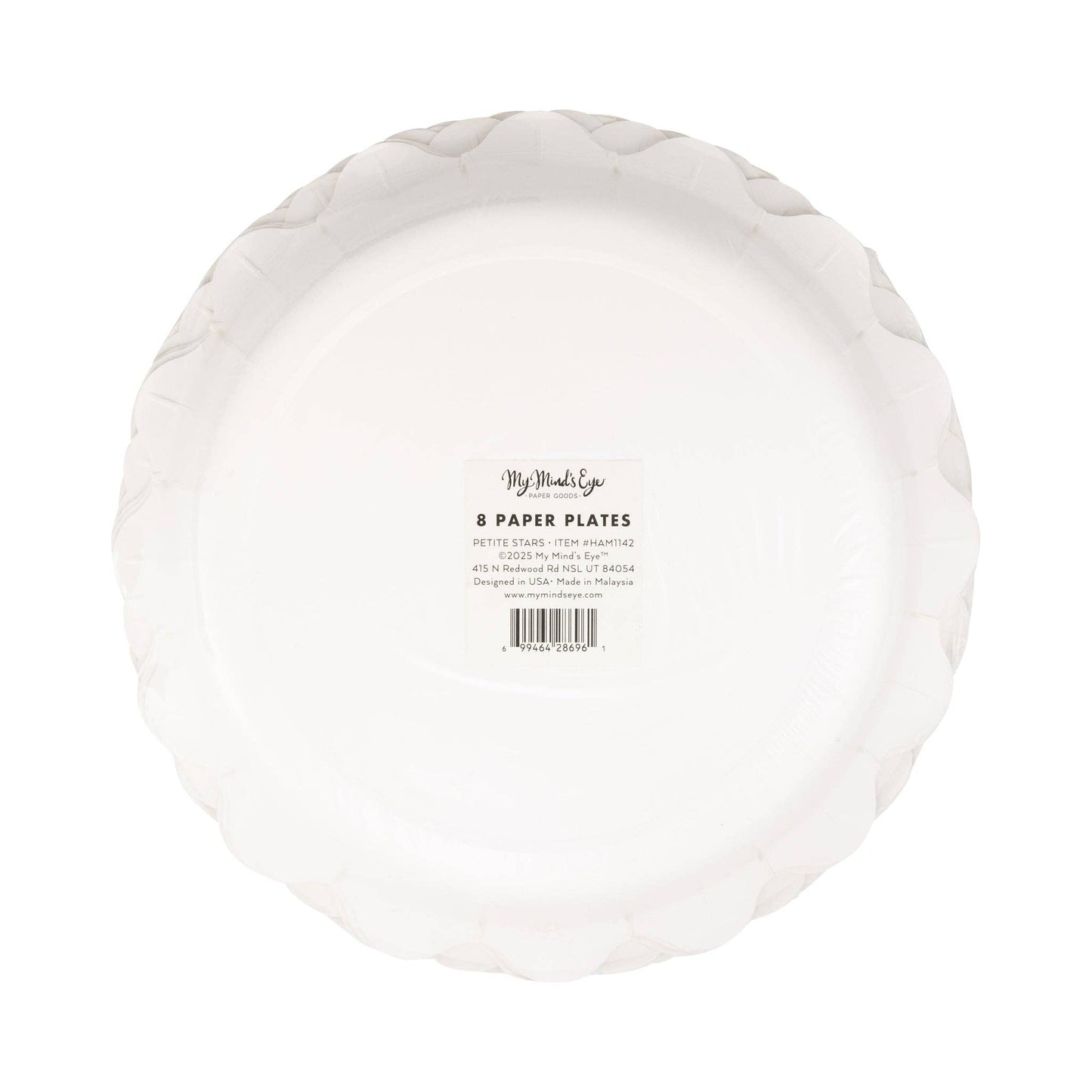 My Mind’s Eye - HAM1142 - Hamptons Petite Stars 9" Paper Plate