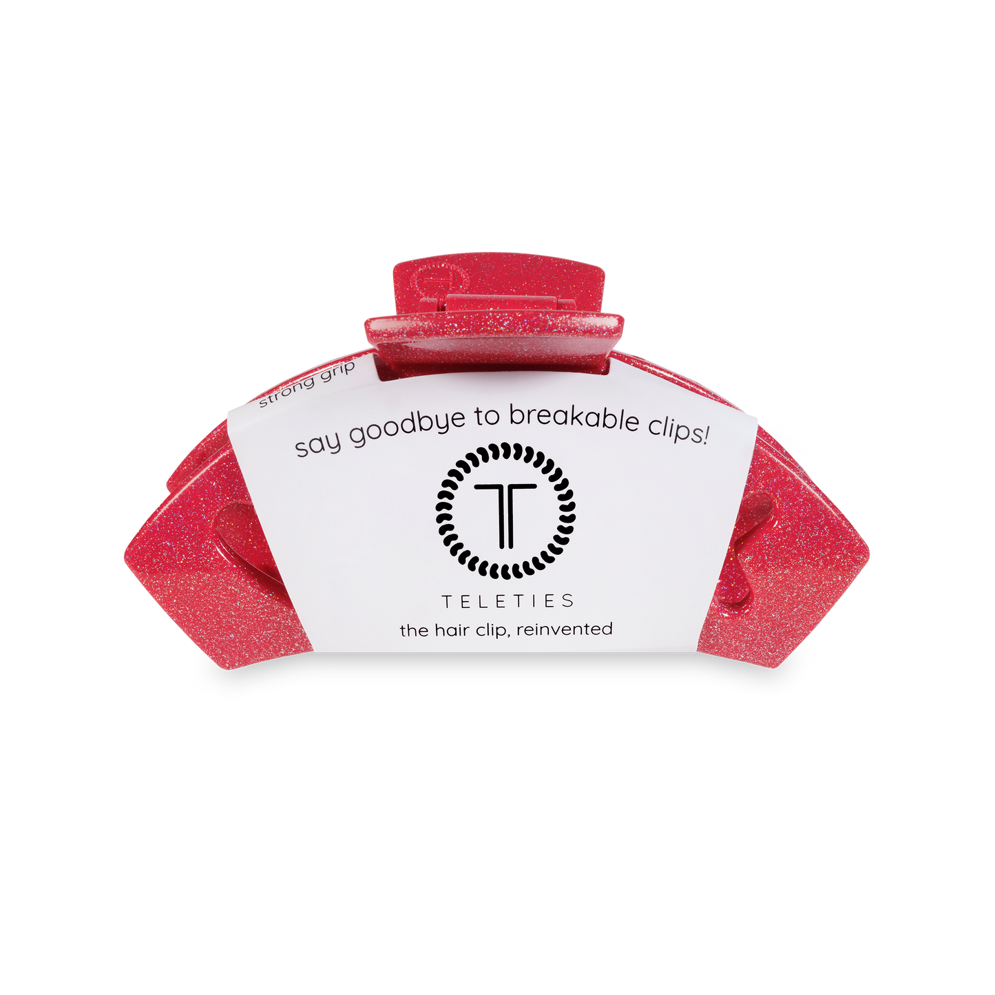 TELETIES - Red Sweet Talker Medium Hair Clip