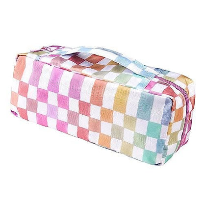 Erin Condren Design - 5-in-1 Zipper Pouch - Watercolor Checkered