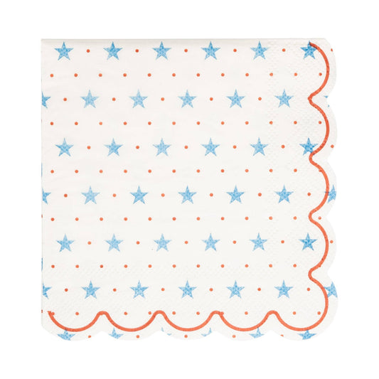 My Mind’s Eye - HAM1138 - Hamptons Petite Stars Cocktail Paper Napkin