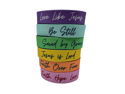 Versible - Solid Truths Collection: Large / Peach - Faith Over Fear