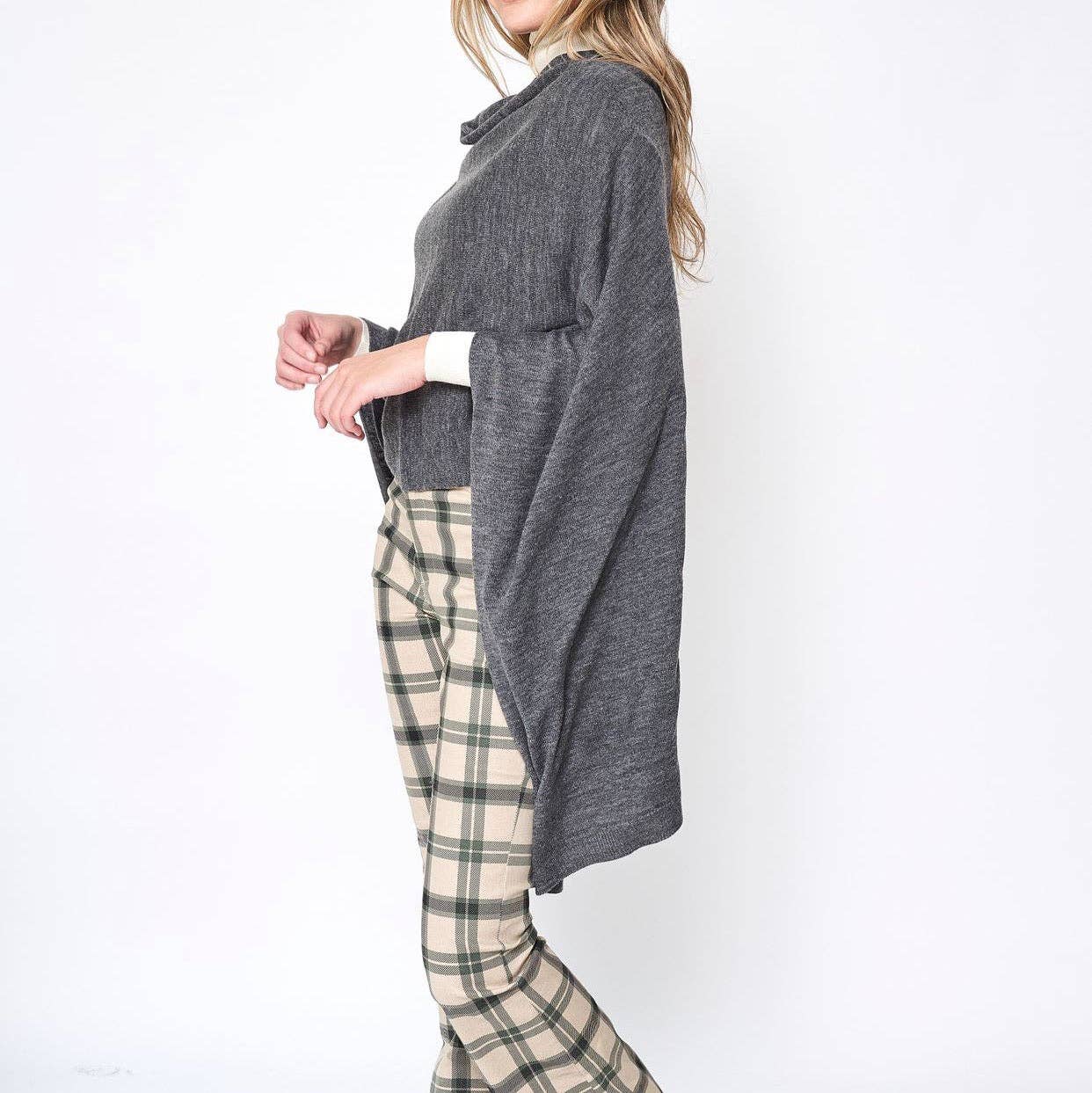 Take With Me Travel Poncho: Black