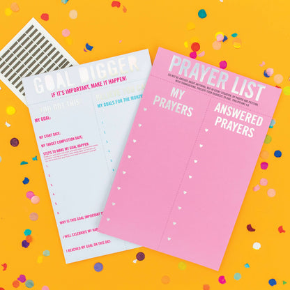 Taylor Elliott Designs - Prayer Notepad - "Prayer List"