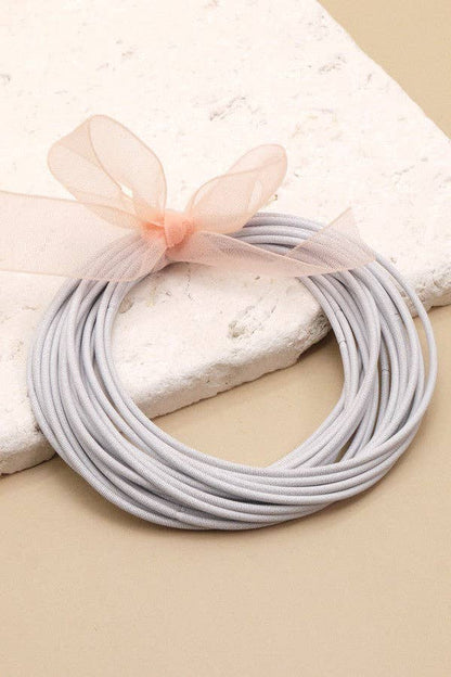 JOSSLYN by wall to wall - Guitar String Bracelets -20pcs set | 40B100: ROSE GOLD