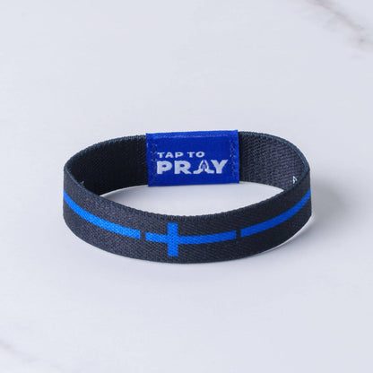 Versible - Tap To Pray® Wristband – First Responders - Law Enforcement: Large