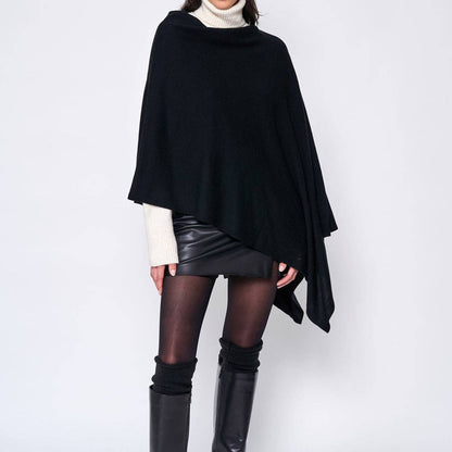 Take With Me Travel Poncho: Black