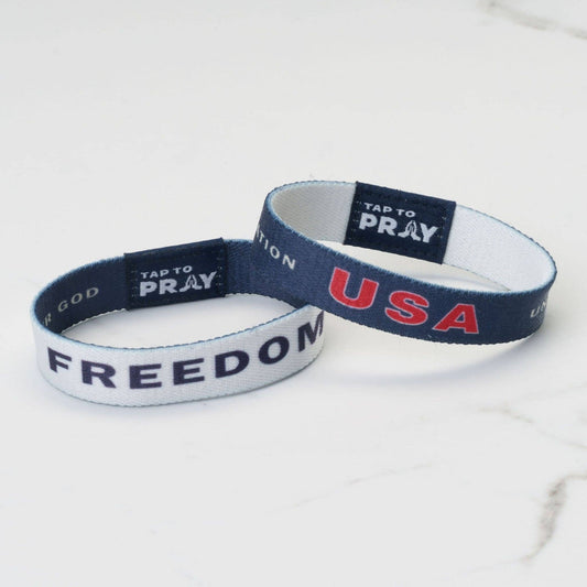 Versible - Tap To Pray® Wristband – Freedom: Large