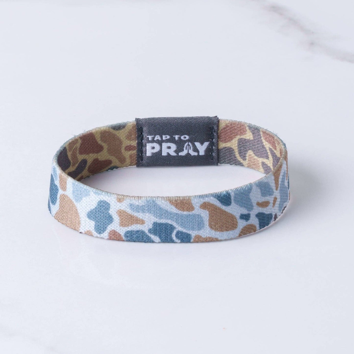 Versible - Tap To Pray® Wristband – River Rock Camo - Sahara and Copper: X-Small